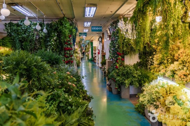 [예스키즈존] 서울고속버스터미널 꽃도매상가
